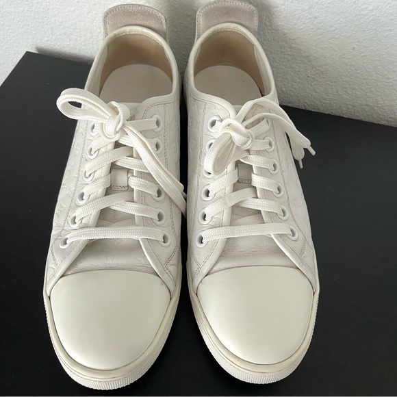 Louis Vuitton LV Monogram Low Top Leather Sneakers - Picture 3 of 11